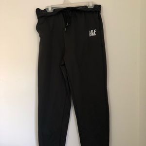 Abercrombie and Fitch Black Sweatpants